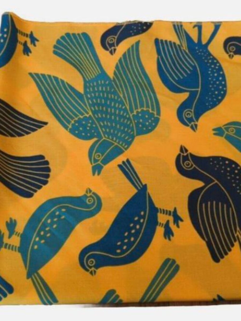 Lush Knot Wrap Scarf Blue Birds